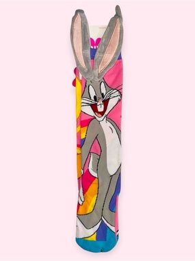 New Bugs Bunny & Tweety Bird 3D Plush Ear Knee High Socks